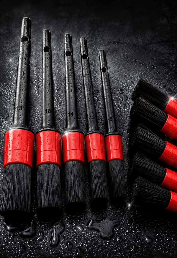 Detailing-Pinsel Set 5-teilig – weiche Naturborsten