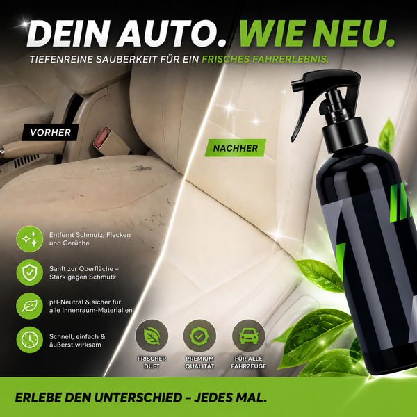 Polster- und Innenraumreiniger 500 ml – mit Bürstenaufsatz